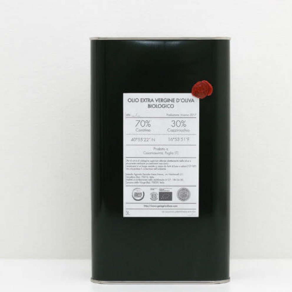 Olio EVO Bio Gaia Agricolture 3 Lt.