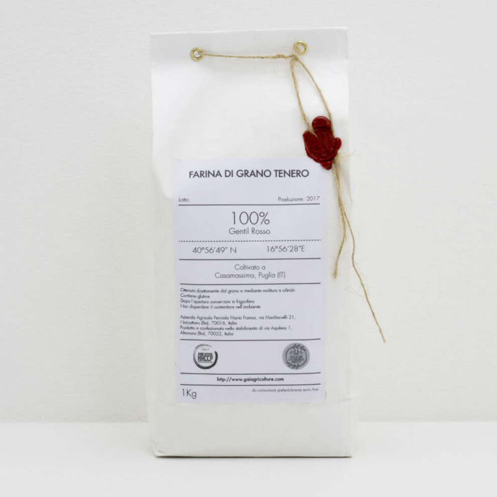 Farina di Gentil Rosso 1kg Farina di Gentil Rosso 1kg