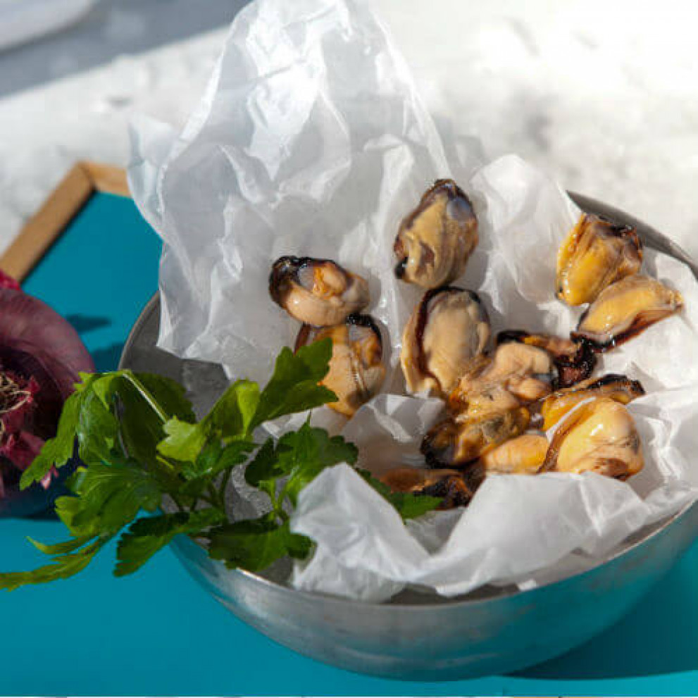 Cozze a frutto netto 250 gr Cozze a frutto netto 250 gr