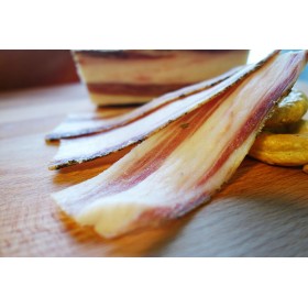 Pancetta salata affettata Sottovuoto