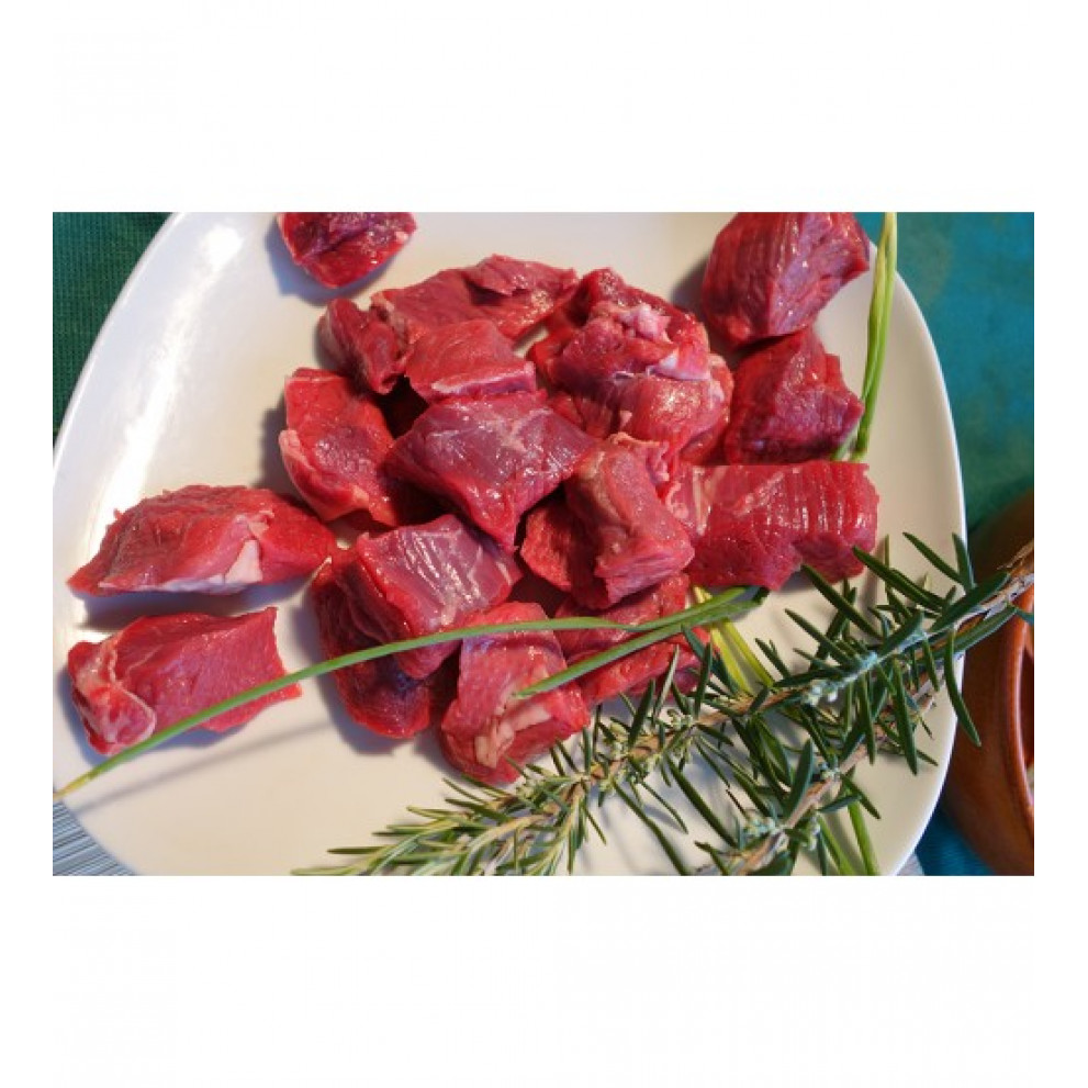 Spezzatino di bovino podolico senza osso 400 gr