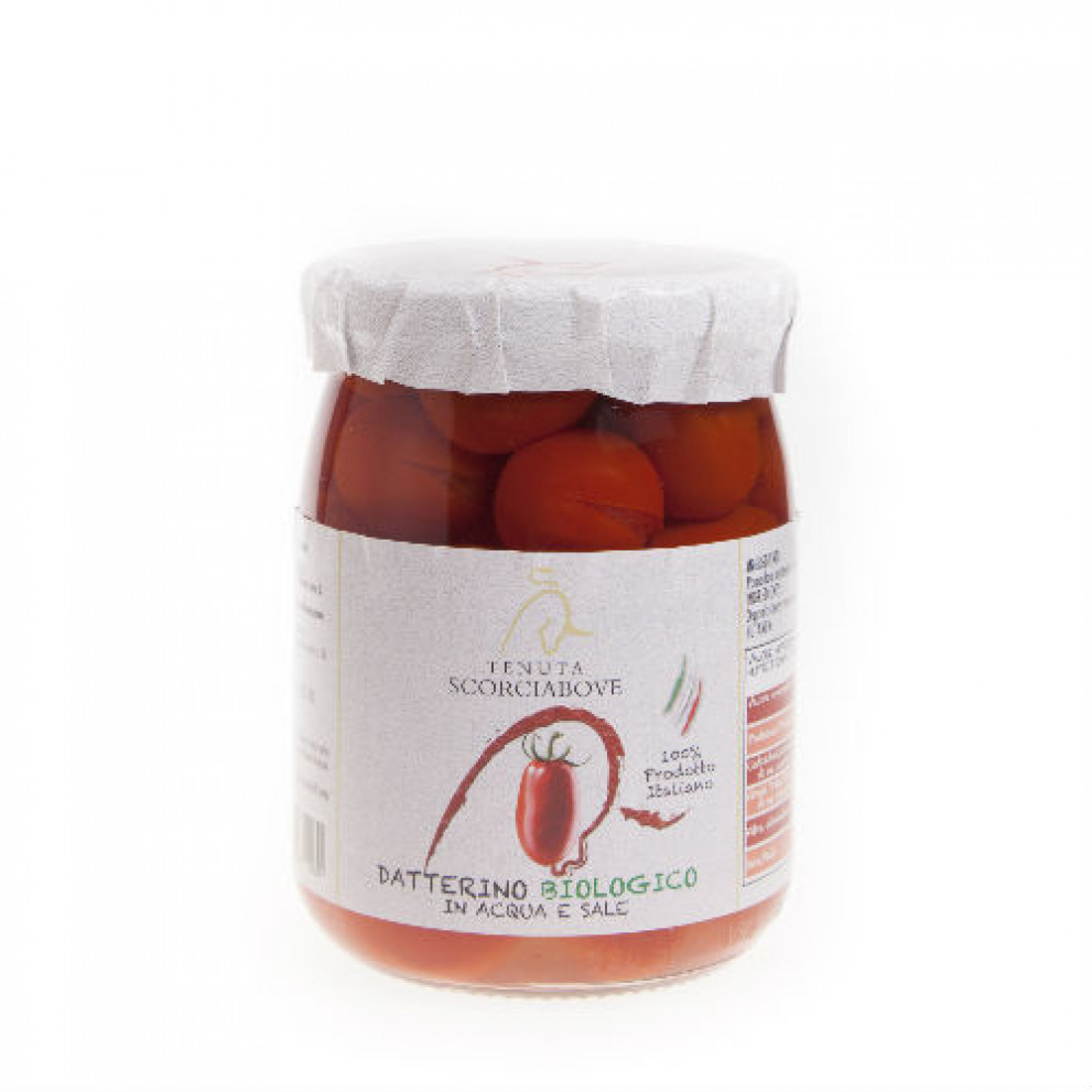 Pomodoro BIO in acqua e sale 580 gr Pomodoro BIO in acqua e sale 580 gr